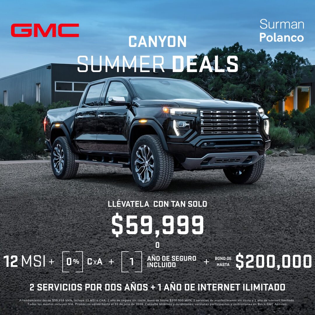 GMC Canyon Summer Deals Surman Polanco